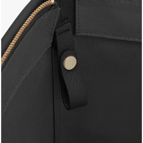 Cuyana Original Classic Zipper Black Tote Bag New With Dust Bag - Picture 4 of 13